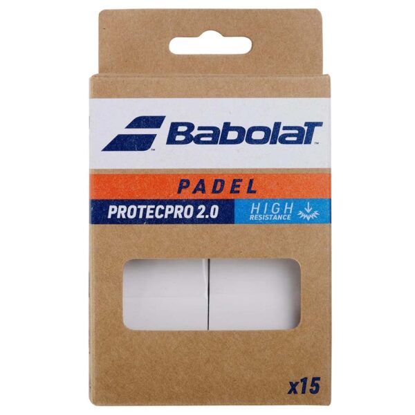 Babolat ProtecPro 2.0 Frame Protection Tape (White) 15 Pack