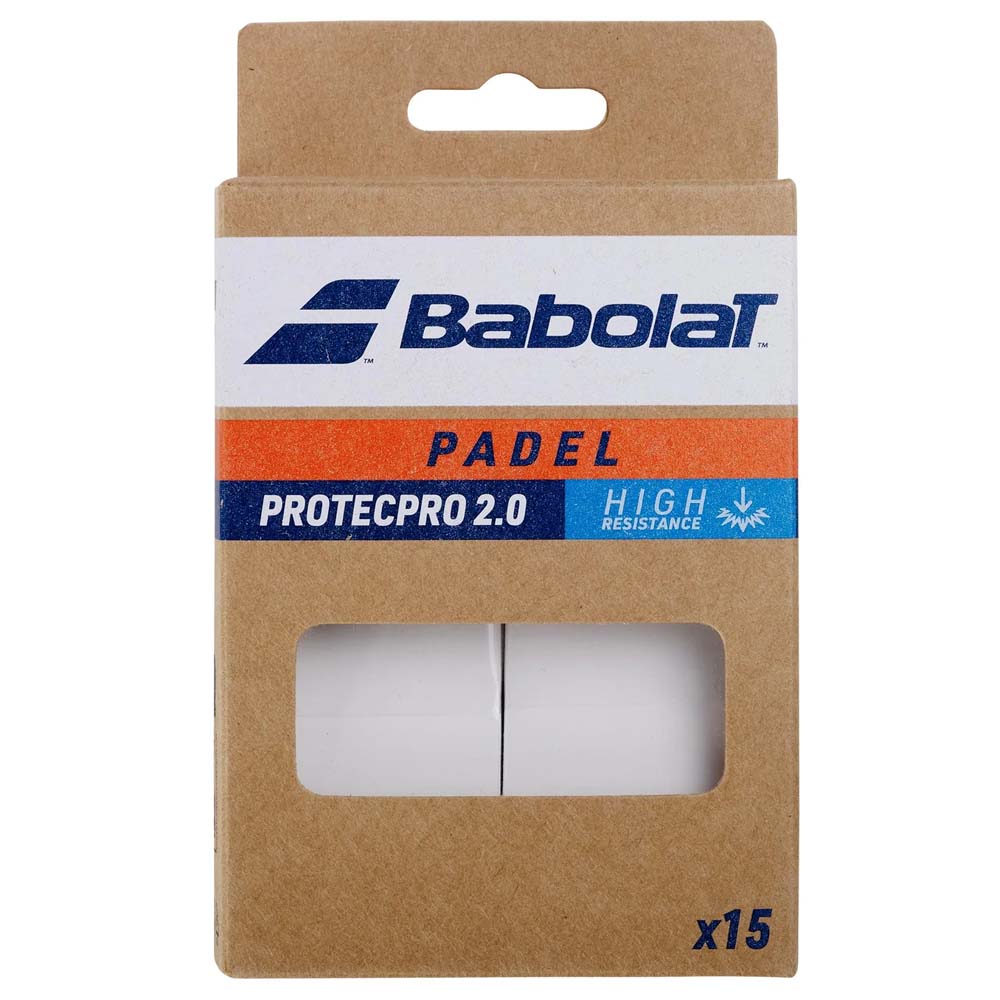 Babolat ProtecPro 2.0 Frame Protection Tape (White) 15 Pack