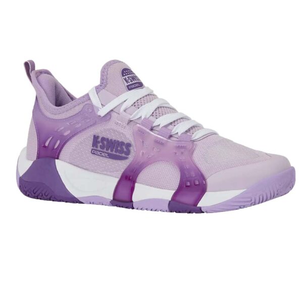 K-Swiss Womens K-Frame Padel Shoes (Orchid Hush/White/Purple) 2026