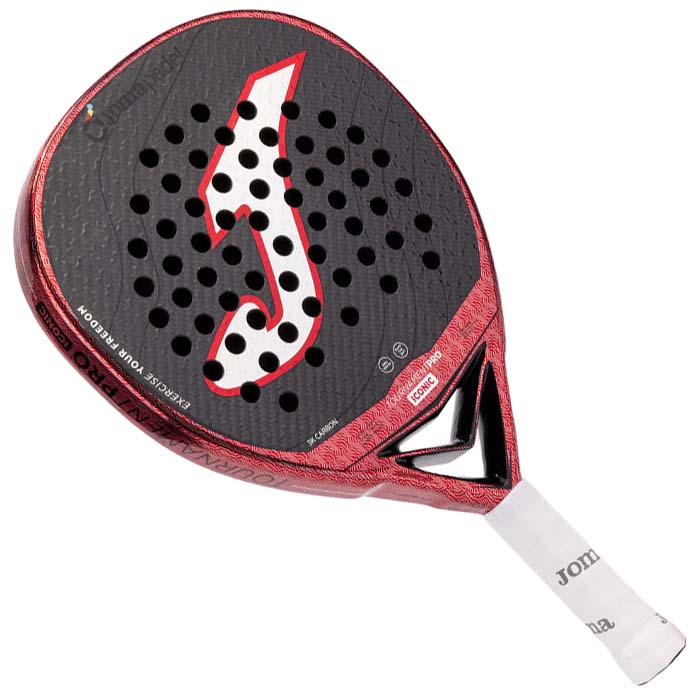 Joma Tournament Pro Iconic Padel Racket 2026 (Red/Black)