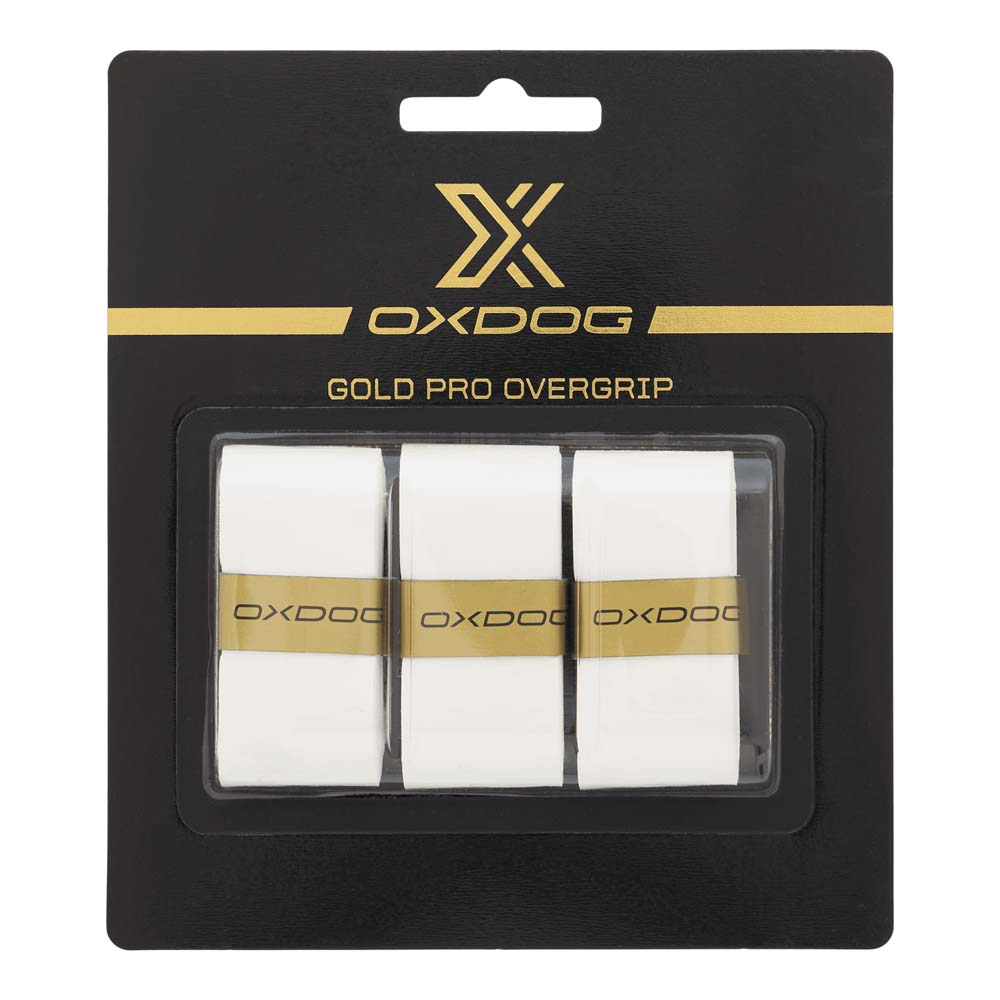 Oxdog Gold Pro Overgrip (White) 3 Pack