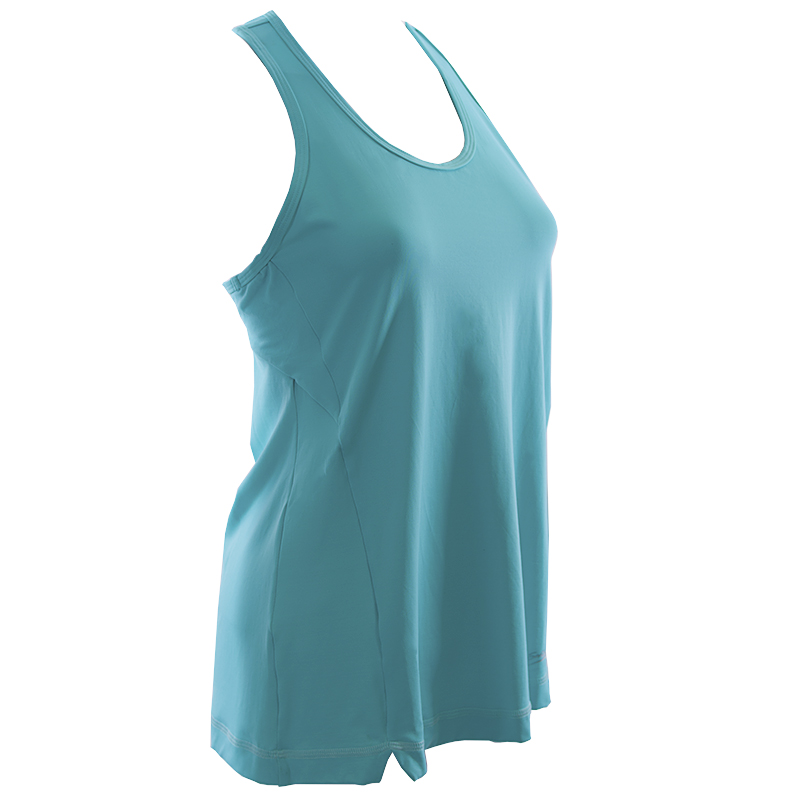 Sofibella Escape Athletic Racer Top (Turquoise) - 1379