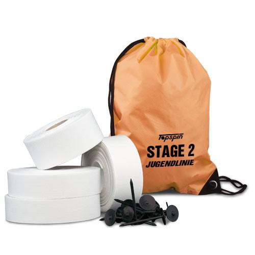 A stage 2 marker kit for padel courts showcasing a variety of equipment.