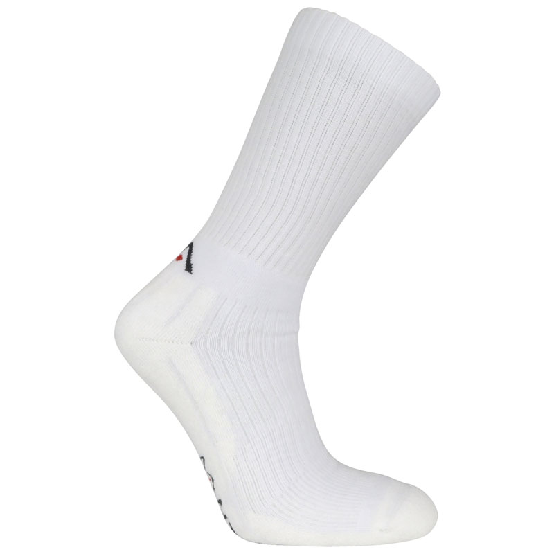 Mantis Sports Crew Sock in black and white