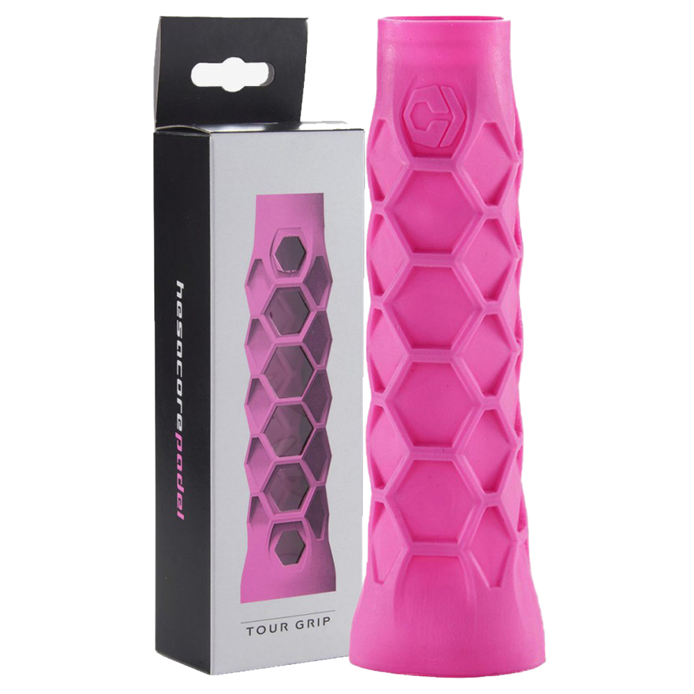 Hesacore grip in pink color - a tennis accessory for a comfortable and secure hand grip