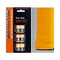 Image of a TourGrip tennis racket grip, designed for optimal comfort and control during gameplay