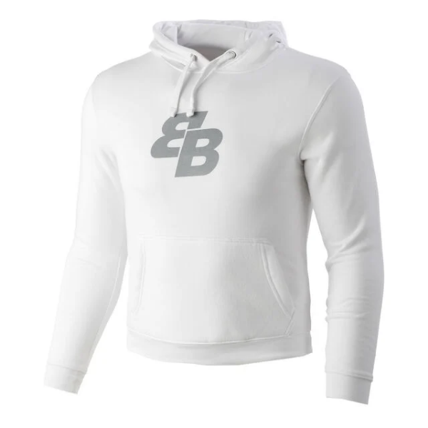 BB Mens Hoodie (White/Grey) - Size: X-Small