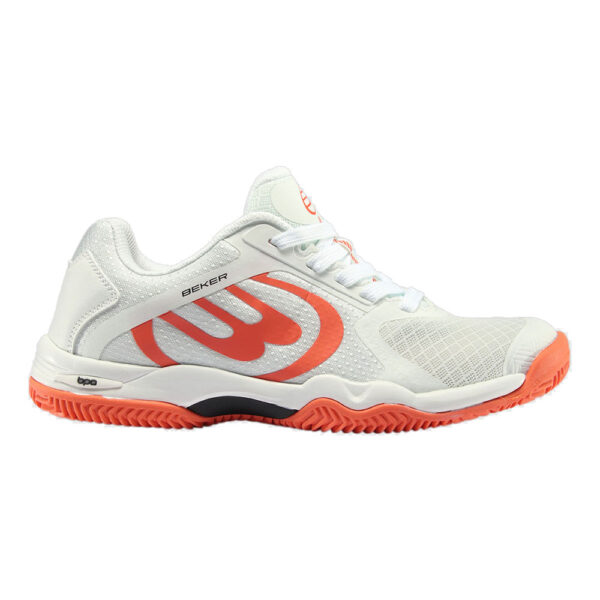 Bullpadel Womens Beker W 24I Padel Shoes (White/Pink)