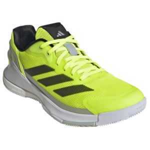 Adidas Mens Crazyquick LS Padel Shoe (Lucid Lemon / Core Black / Silver Metallic) (2024)