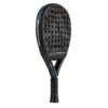 Full view of the Adidas Adipower Padel racket in black and blue