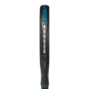 Adidas Adipower Multiweight Ctrl 3.4 padel racket in black with blue accents, with the additional weight and balance system