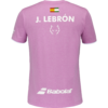 Babolat Crew Neck Tee Lebron (Pink Heather) (2025)