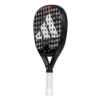 Adidas Cross it Padel Racket left hand view with large Adidas three stripe logo on the front