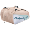 Bullpadel Elite Padel Racket Bag Pink with blue and white accents