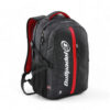 Bullpadel Xplo black backpack with red accents