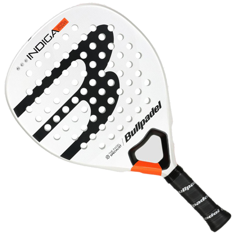 Bullpadel Indiga PWR Padel Racket 2025 edition in white