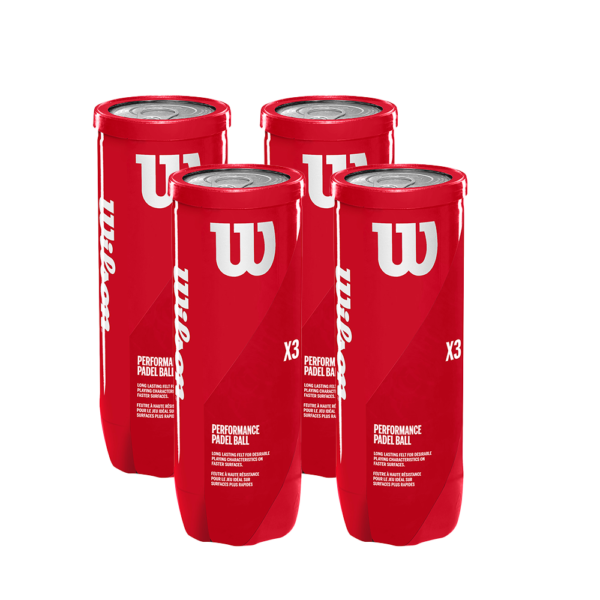 Wilson X3 Padel Ball (3 Ball) Dozen