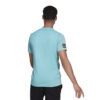 Adidas Mens Club 3 Stripe T-Shirt (Aqua) - Size: XX-Large