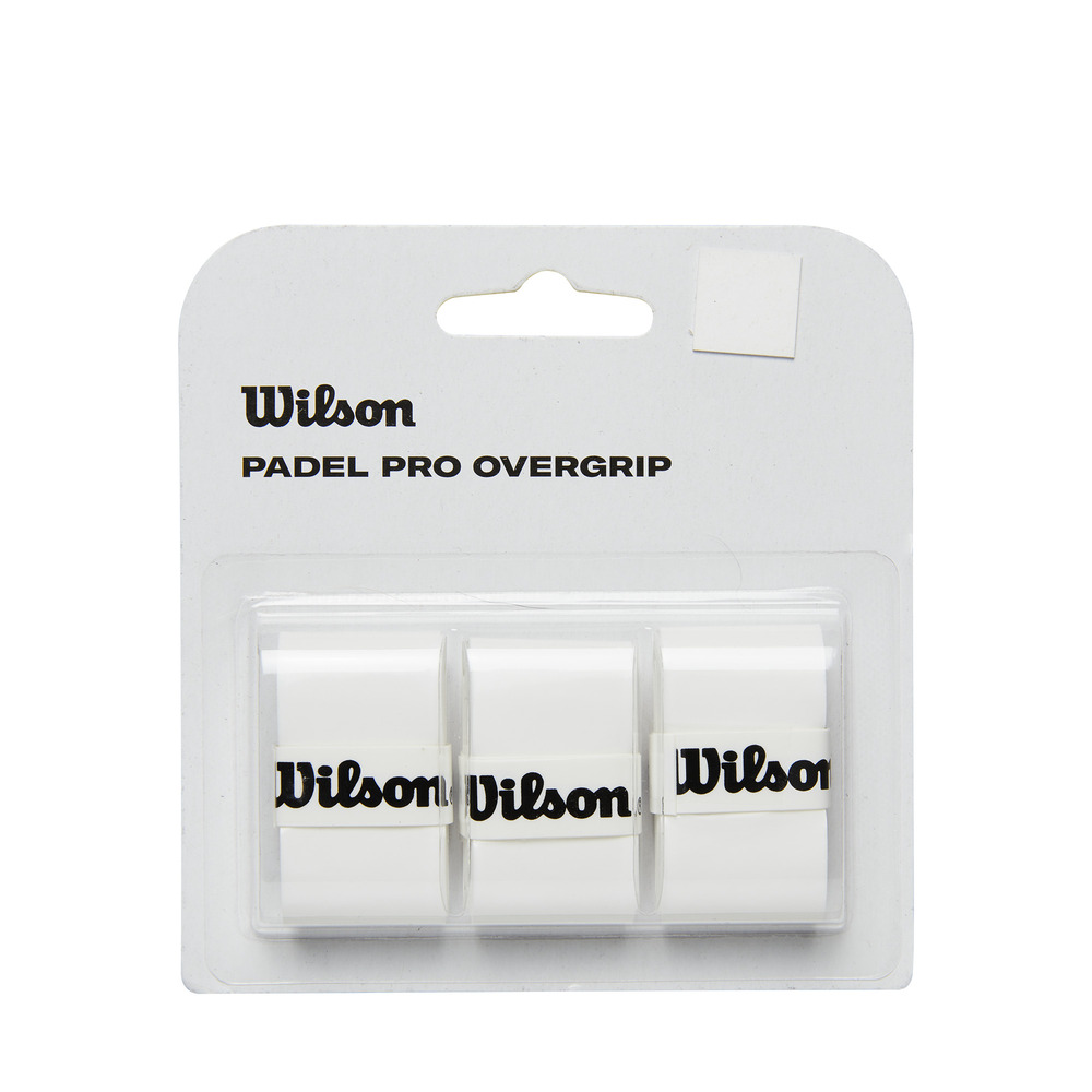 Wilson Pro Overgrip Padel (White) 3 pack