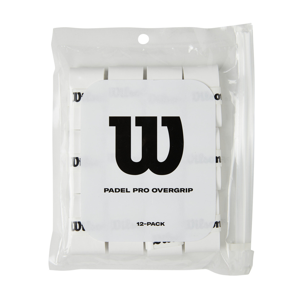 Wilson Pro Overgrip Padel (White) 12 pack