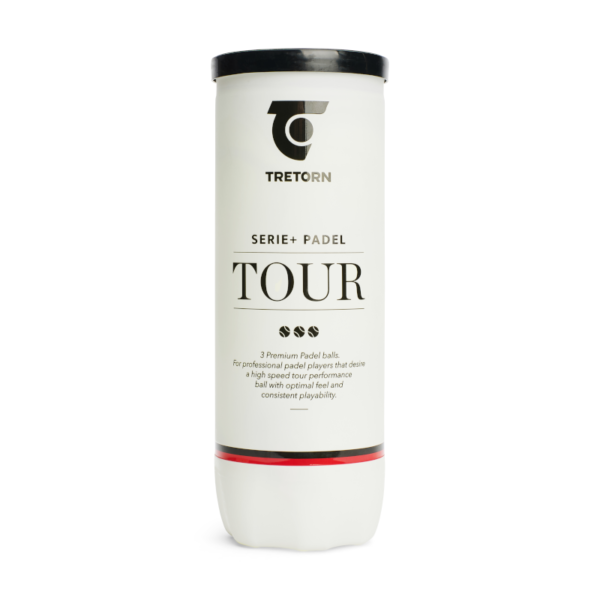Tretorn Serie+ Tour Tube 3 Padel Ball (Single Tube)