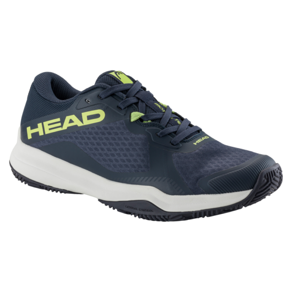 Head Mens Motion Team Padel Shoe (Navy/ Lime)