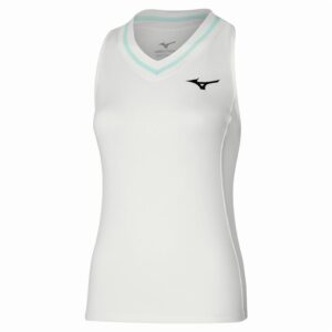 Mizuno Womens Frontier Tank (White/Bay) 2025