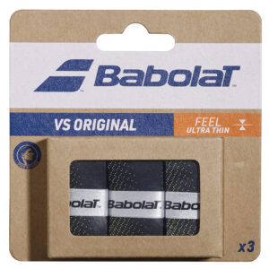 Babolat VS Original Overgrip (Black/Yellow) (3 Pack)
