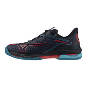 Mizuno Unisex Wave Exceed Tour 6 Padel Shoes (Salute/Hibiscus/Enamel Blue) 2025