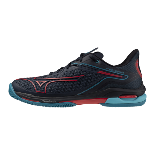 Mizuno Unisex Wave Exceed Tour 6 Padel Shoes (Salute/Hibiscus/Enamel Blue) 2025