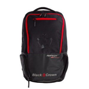 Black Crown Raptor Backpack (2025) (Black/Red)