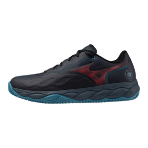 Mizuno Unisex Wave Enforce Court Padel Shoes (Salute/Hibiscus/Enamel Blue) 2025