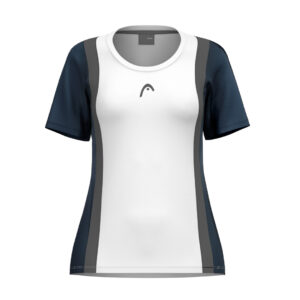 Head Womens Club 25 Tech T-Shirt (Navy/White) 2025