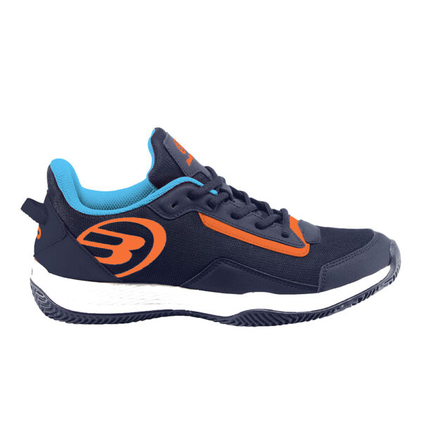 Bullpadel Junior Bowi Padel Shoes (Navy Blue) - 4 UK