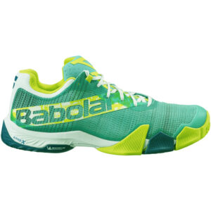 Babolat Jet Premura Men's Padel Shoes - Green/Sulphur Spring - Size: 6 UK