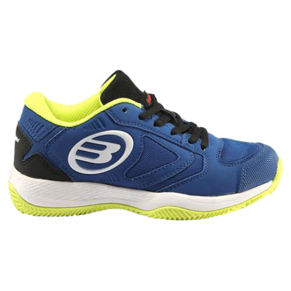 Bortex padel shoe by Bullpadel side view with large Bullpadel logo on the side