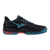Mizuno Mens Wave Exceed Light 2 Padel Shoes (Salute/Hibiscus/Enamel Blue) 2025