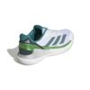 Adidas Mens Crazyquick LS Padel Shoes (White/Aurora Ivy/Lime Burst) (2025)