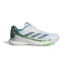 Adidas Mens Crazyquick LS Padel Shoes (White/Aurora Ivy/Lime Burst) (2025)