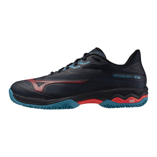 Mizuno Mens Wave Exceed Light 2 Padel Shoes (Salute/Hibiscus/Enamel Blue) 2025
