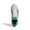 Adidas Mens Crazyquick LS Padel Shoes (White/Aurora Ivy/Lime Burst) (2025)