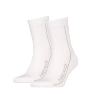 Head Performance Short Crew Socks White (2 Pack)