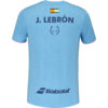 Babolat Crew Neck Tee Lebron (Cyan Blue Heather) (2025)