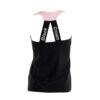 Black Crown Juarez Womens Vest Top (Black/Pink)