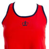 Black Crown Colima Womens Vest Top (Red/Navy)
