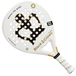 Black Crown Piton White Padel Racket