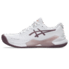Asics Womens Gel-Challenger 14 Clay Court Shoe (White/Dusty Mauve) - Size: 8 UK