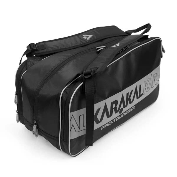 Karakal Pro Tour Fifty 2.2 Short Racket Bag (Black/Grey) (2025)