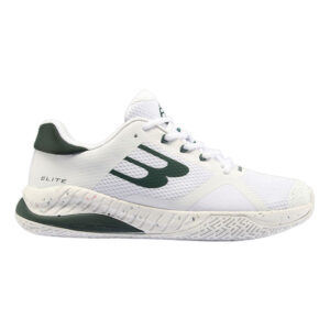 Bullpadel Womens Elite 24I Padel Shoes (White/Green) - Size: 8 UK