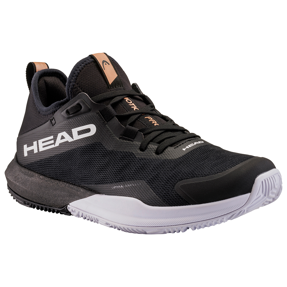 Head Mens Motion Pro Padel Shoe (Black/White) (2023) - Size 7 UK
